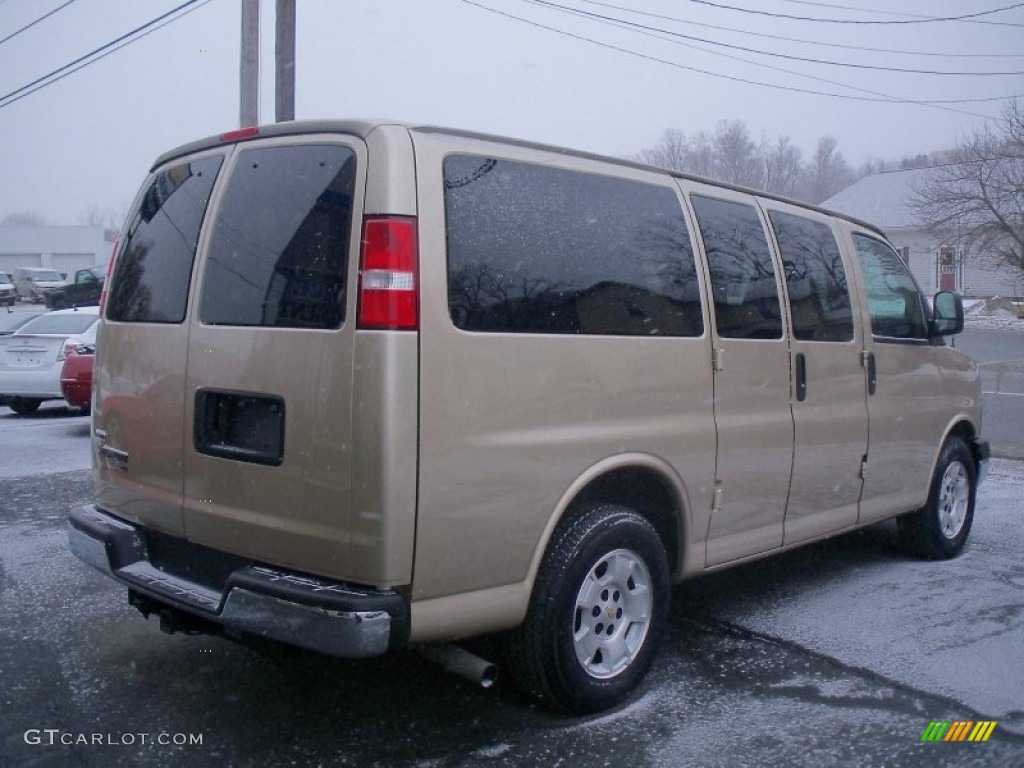 2012 Express LT 1500 AWD Passenger Van - Sandstone Metallic / Neutral photo #5