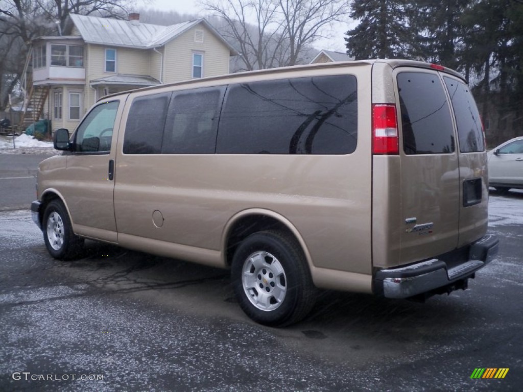 2012 Express LT 1500 AWD Passenger Van - Sandstone Metallic / Neutral photo #7