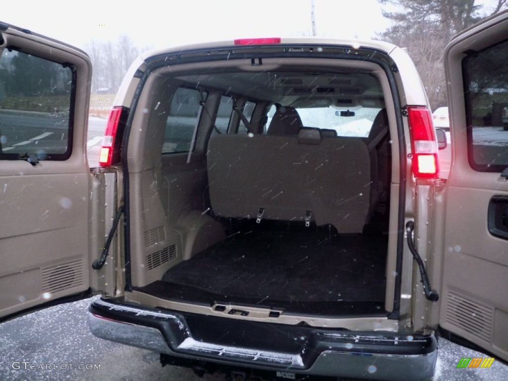 2012 Express LT 1500 AWD Passenger Van - Sandstone Metallic / Neutral photo #12