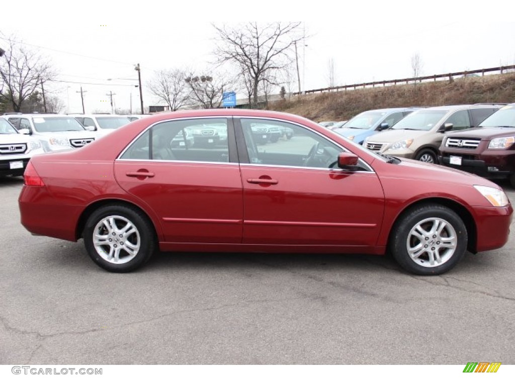 Moroccan Red Pearl 2007 Honda Accord EX-L Sedan Exterior Photo #76218389
