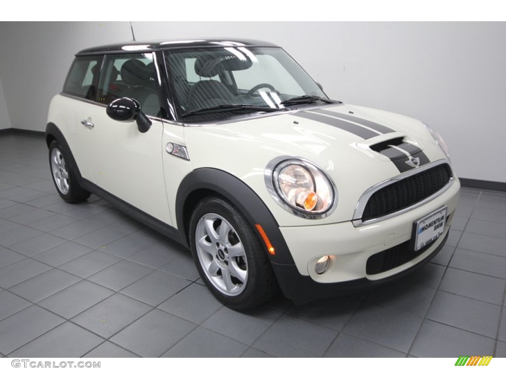 2010 Cooper S Hardtop - Pepper White / Grey/Carbon Black photo #1