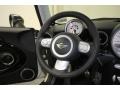 2010 Mini Cooper Grey/Carbon Black Interior Steering Wheel Photo