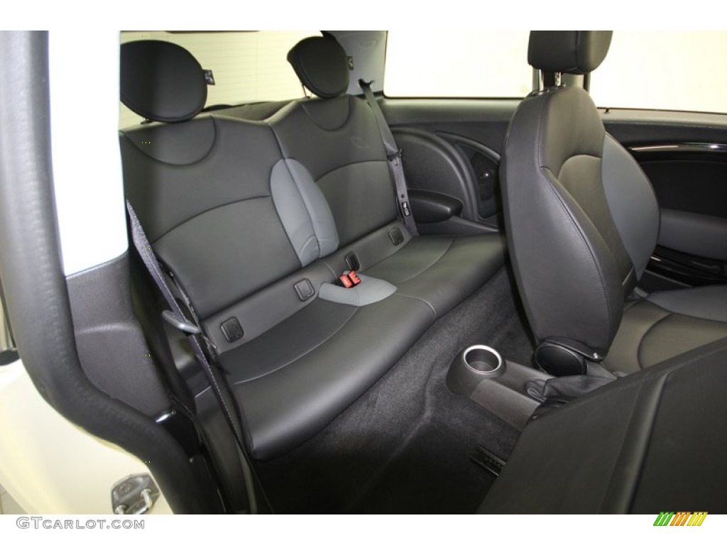 Grey/Carbon Black Interior 2010 Mini Cooper S Hardtop Photo #76219373