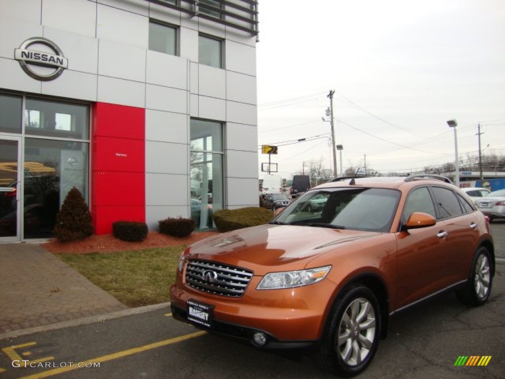 Liquid Copper Metallic 2003 Infiniti FX 35 AWD Exterior Photo #76219702