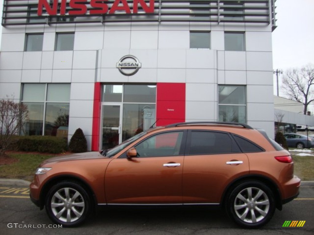 Liquid Copper Metallic 2003 Infiniti FX 35 AWD Exterior Photo #76219713