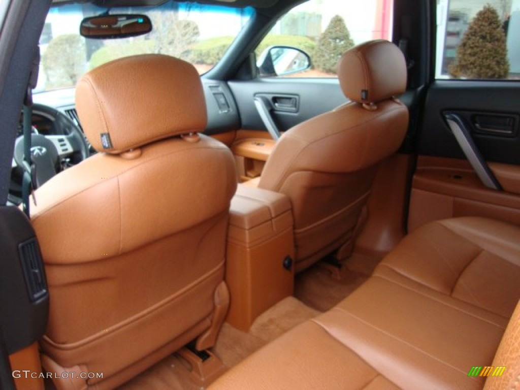 Brick/Black Interior 2003 Infiniti FX 35 AWD Photo #76219790