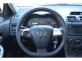 Dark Charcoal 2013 Toyota Corolla S Steering Wheel