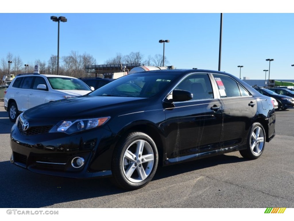 2012 Camry SE - Attitude Black Metallic / Black photo #1