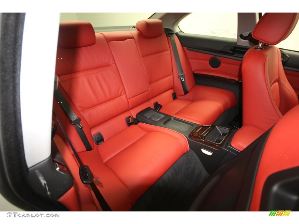 2010 3 Series 328i Coupe - Alpine White / Coral Red/Black Dakota Leather photo #32