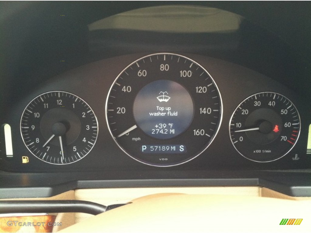 2007 Mercedes-Benz E 350 4Matic Sedan Gauges Photo #76220753