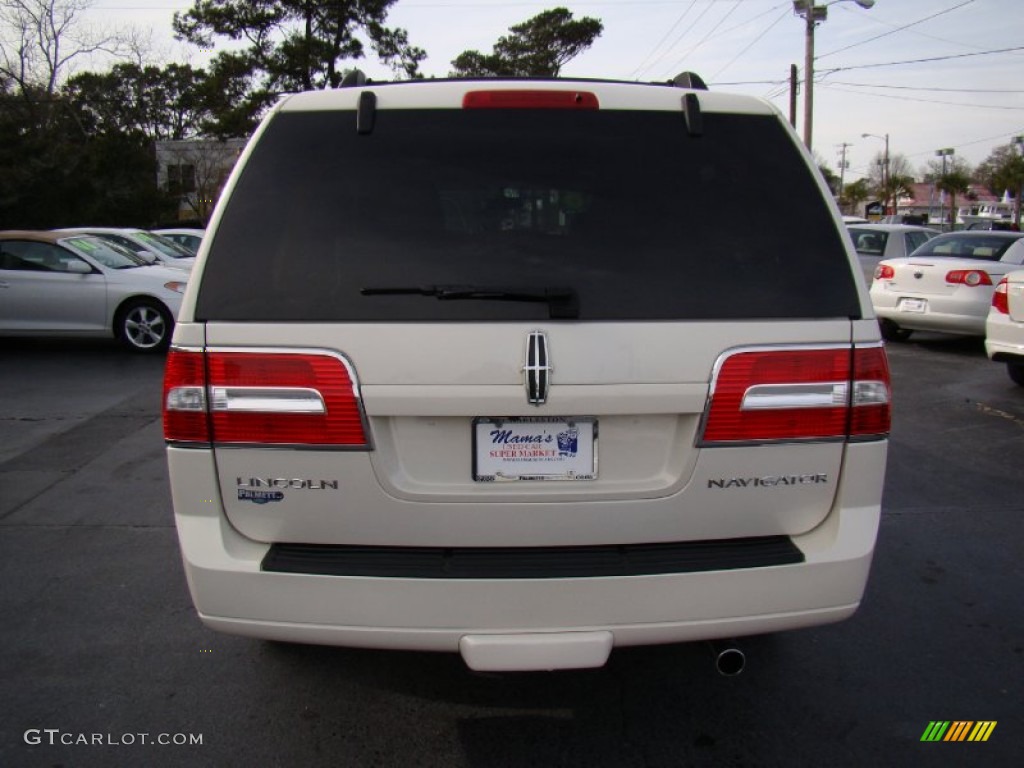 2008 Navigator L Limited Edition - White Chocolate Tri Coat / Camel/Sand Piping photo #7