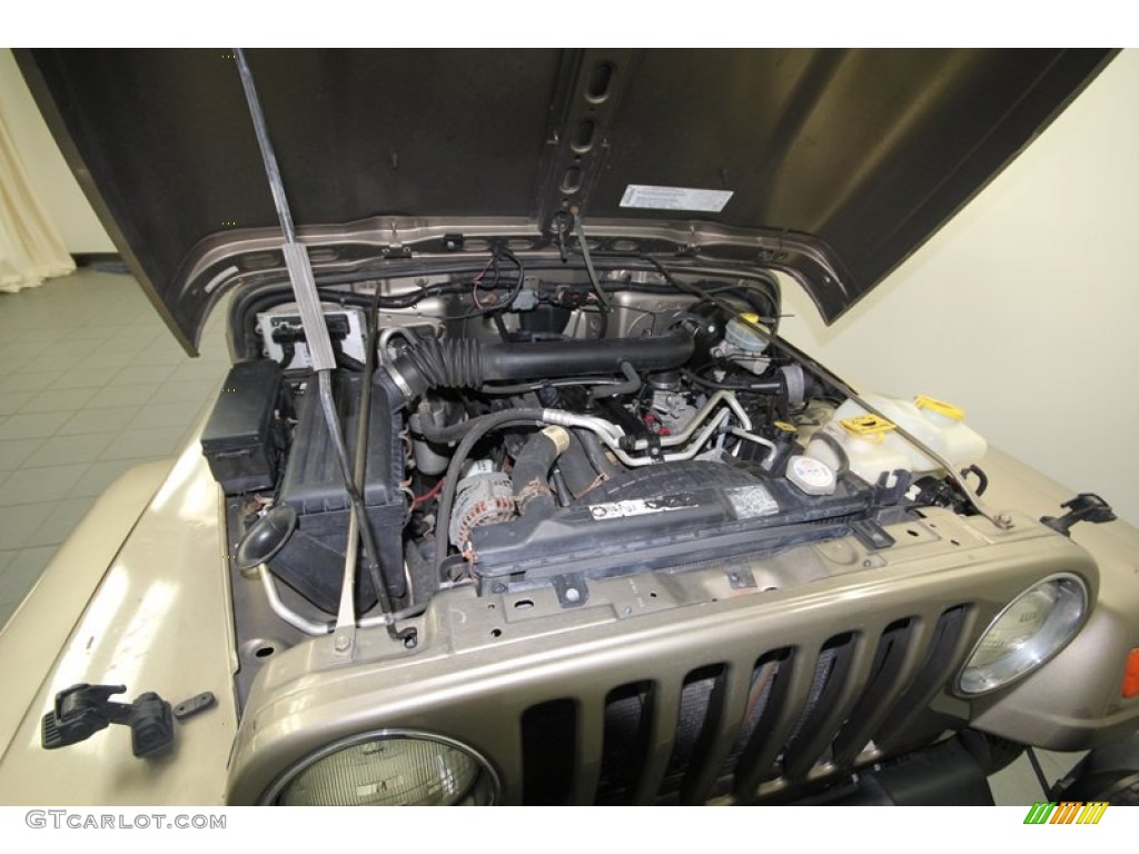 2004 Wrangler Sahara 4x4 - Light Khaki Metallic / Khaki photo #32