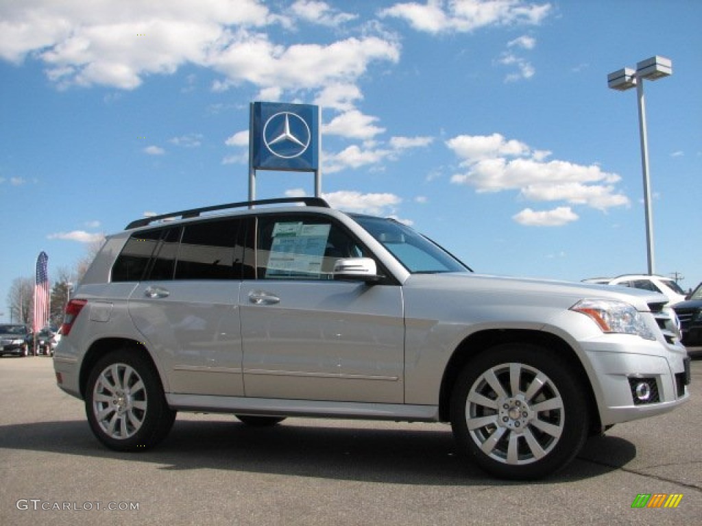 Iridium Silver Metallic 2012 Mercedes-Benz GLK 350 4Matic Exterior Photo #76222241