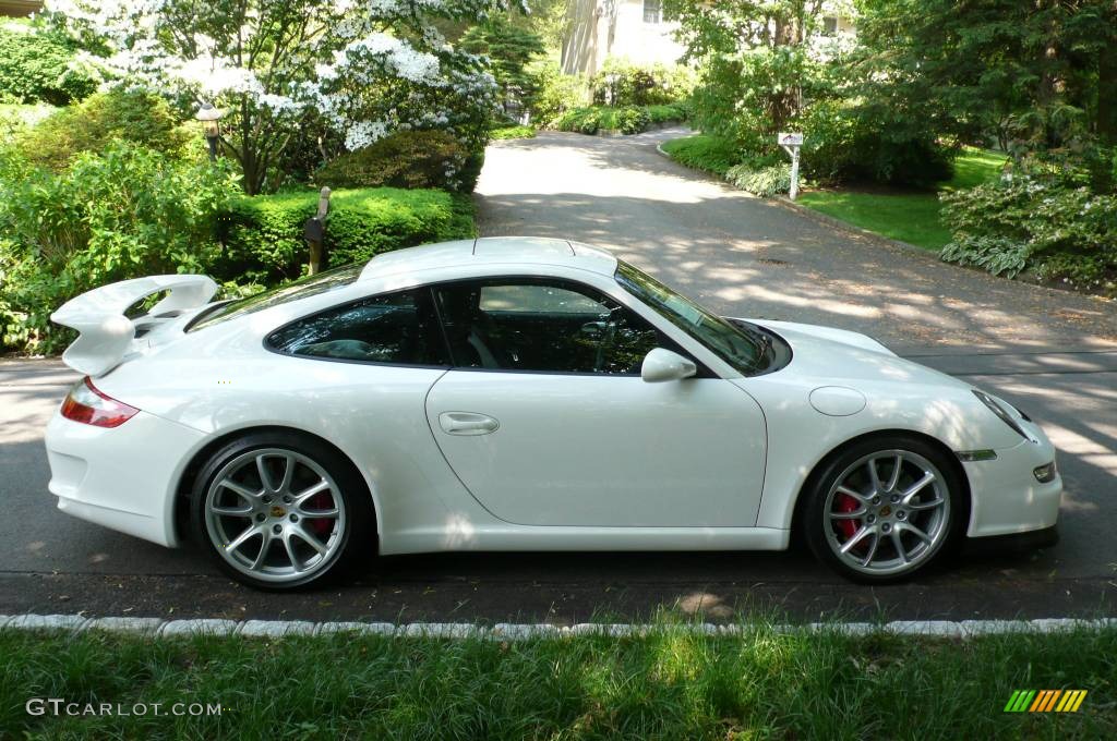 2007 911 GT3 - Carrara White / Black w/Alcantara photo #7