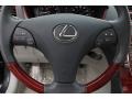 2009 Lexus ES Light Gray Interior Steering Wheel Photo