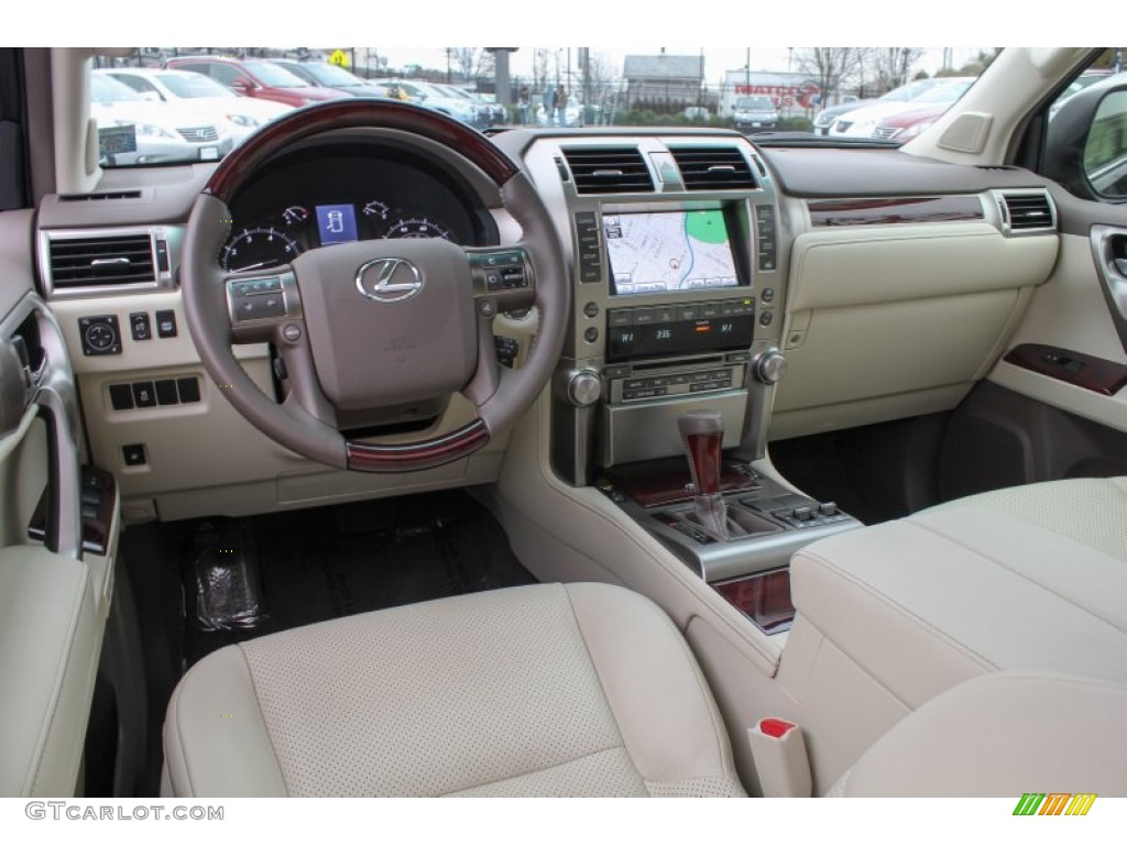 Ecru/Auburn Bubinga Interior 2012 Lexus GX 460 Photo #76222724