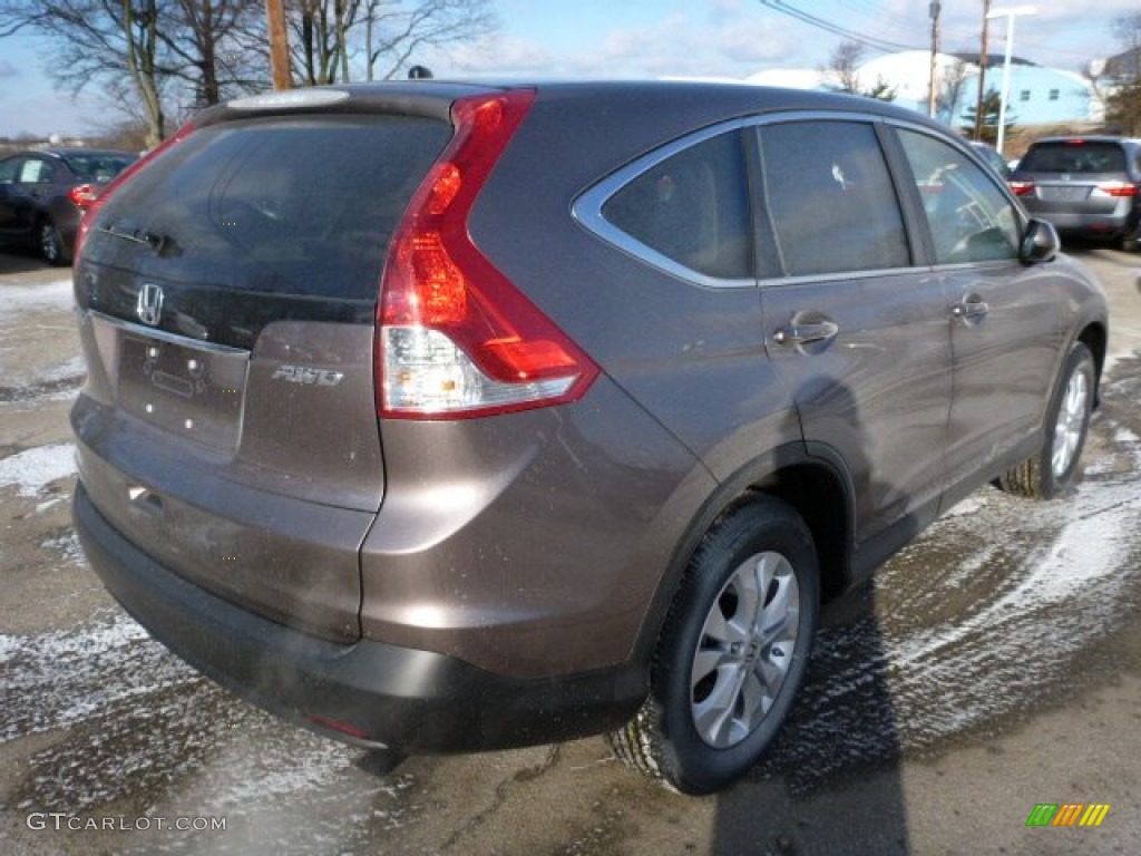 2013 CR-V EX AWD - Urban Titanium Metallic / Beige photo #4