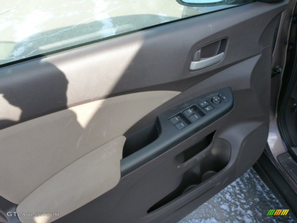 2013 CR-V EX AWD - Urban Titanium Metallic / Beige photo #14