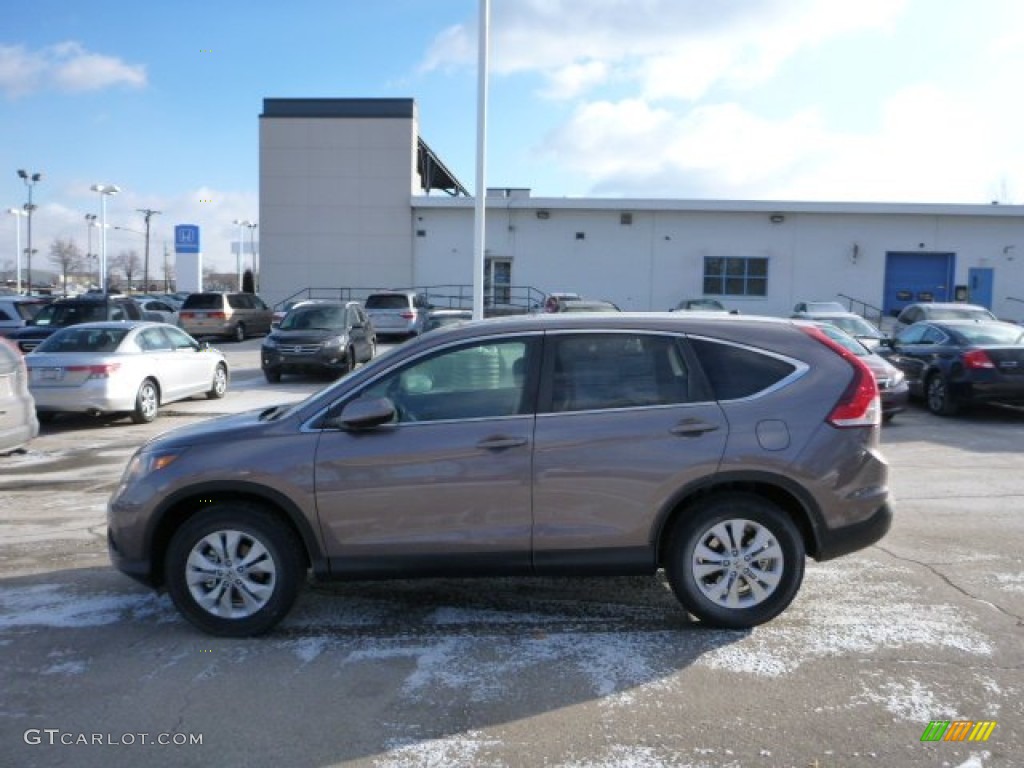 2013 CR-V EX AWD - Urban Titanium Metallic / Beige photo #1