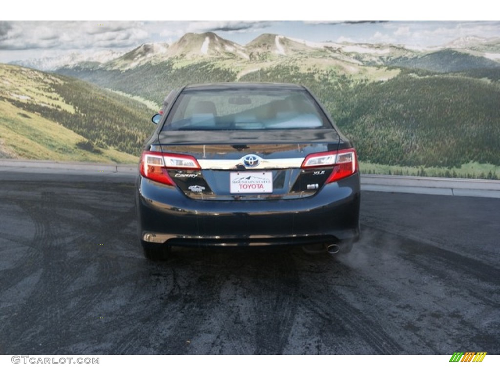 2013 Camry Hybrid XLE - Cosmic Gray Metallic / Light Gray photo #4