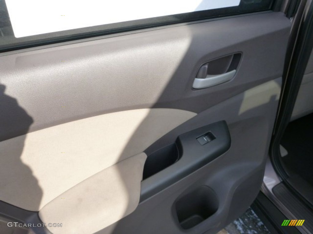 2013 CR-V EX AWD - Urban Titanium Metallic / Beige photo #13