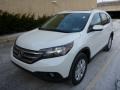 2013 White Diamond Pearl Honda CR-V EX-L AWD  photo #8