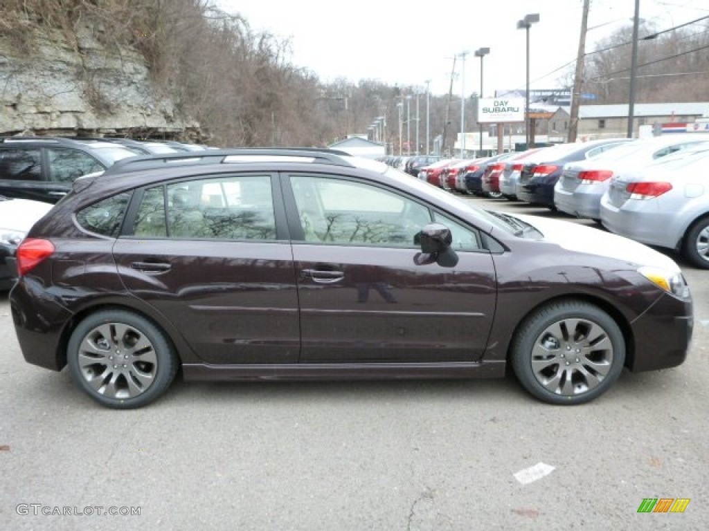 Deep Cherry Red Pearl 2013 Subaru Impreza 2.0i Sport Limited 5 Door Exterior Photo #76225808