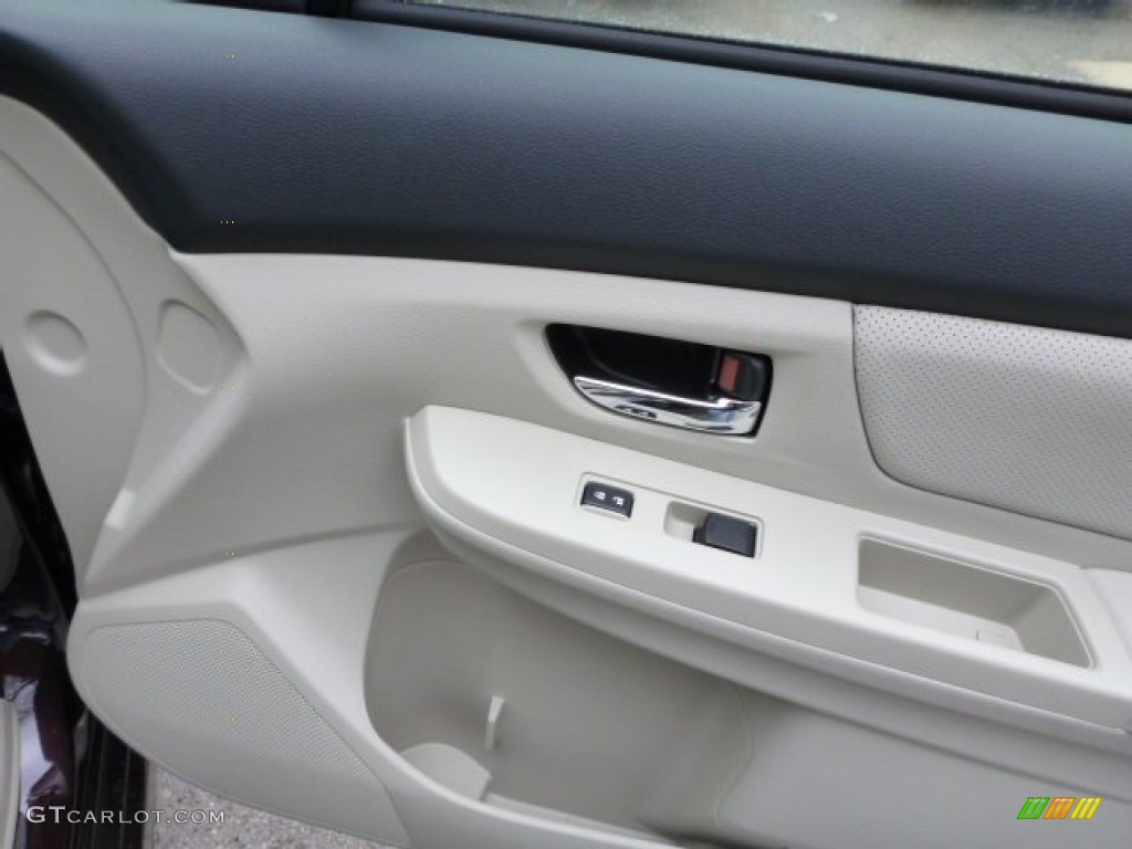 2013 Subaru Impreza 2.0i Sport Limited 5 Door Ivory Door Panel Photo #76225847