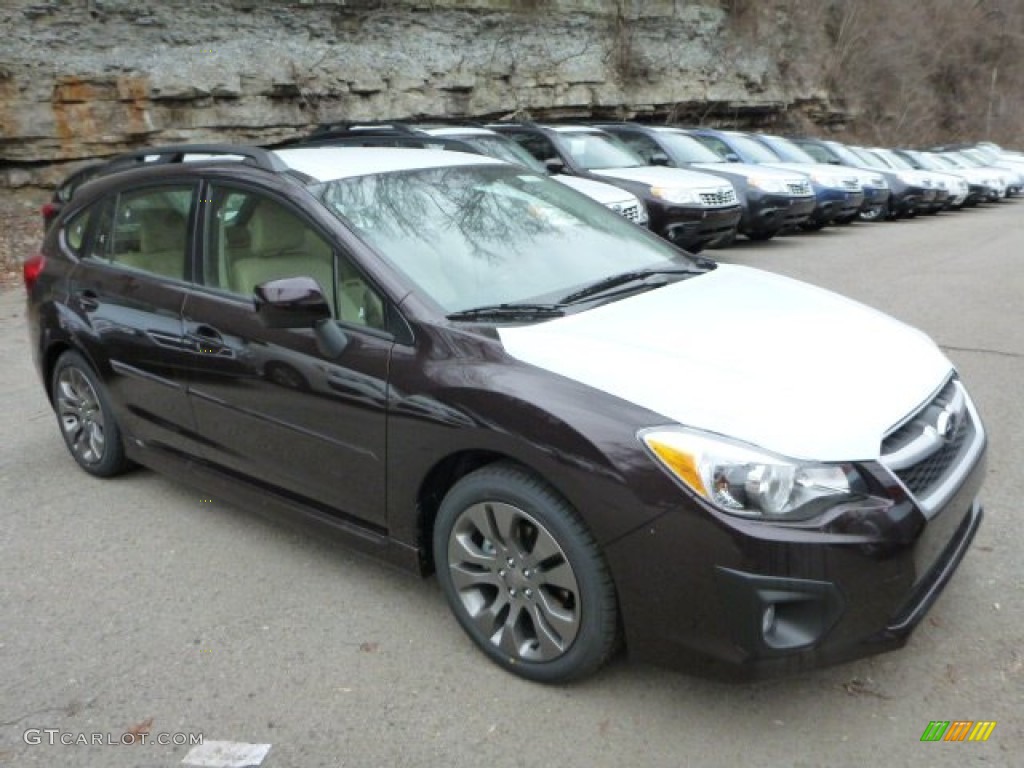Deep Cherry Red Pearl 2013 Subaru Impreza 2.0i Sport Limited 5 Door Exterior Photo #76225865