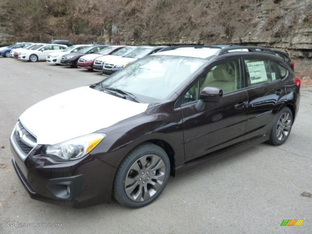 Deep Cherry Red Pearl 2013 Subaru Impreza 2.0i Sport Limited 5 Door Exterior Photo #76225898