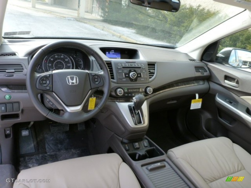 Beige Interior 2013 Honda CR-V EX-L AWD Photo #76226033