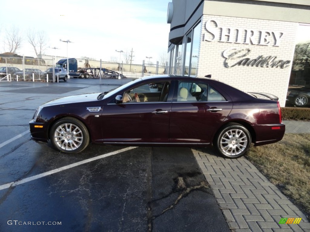 2010 STS 4 V6 AWD - Black Cherry / Cashmere photo #7