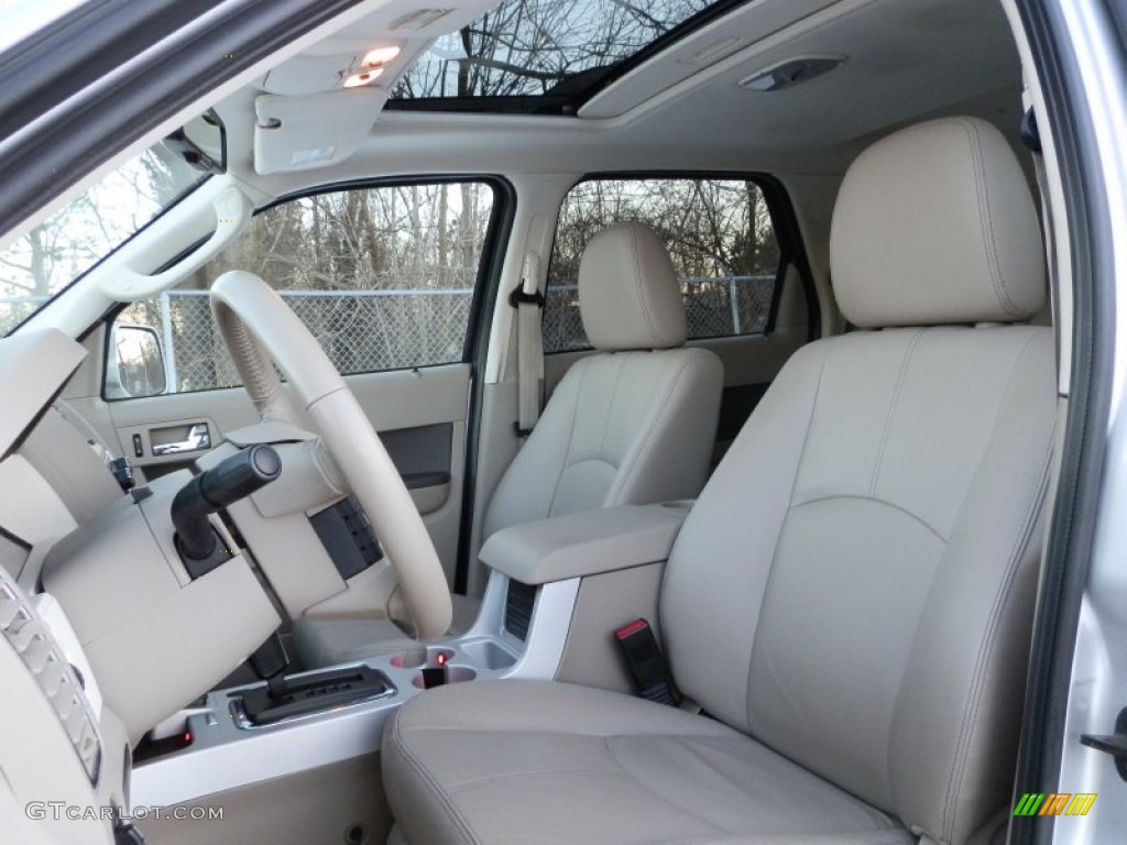 Stone Interior 2009 Mercury Mariner Hybrid 4WD Photo #76226531