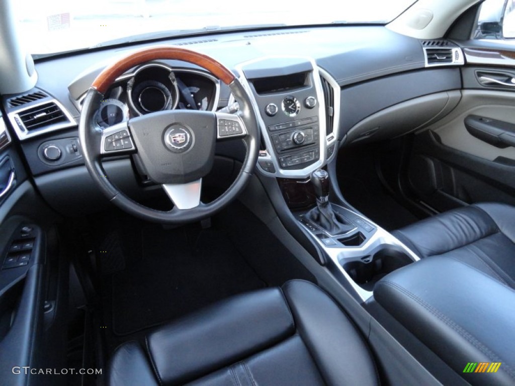Ebony/Titanium Interior 2010 Cadillac SRX V6 Photo #76226776