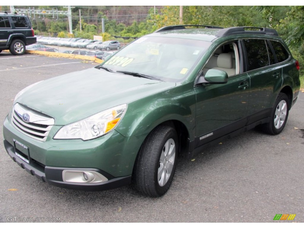 Cypress Green Pearl 2010 Subaru Outback 2.5i Premium Wagon Exterior Photo #76226791