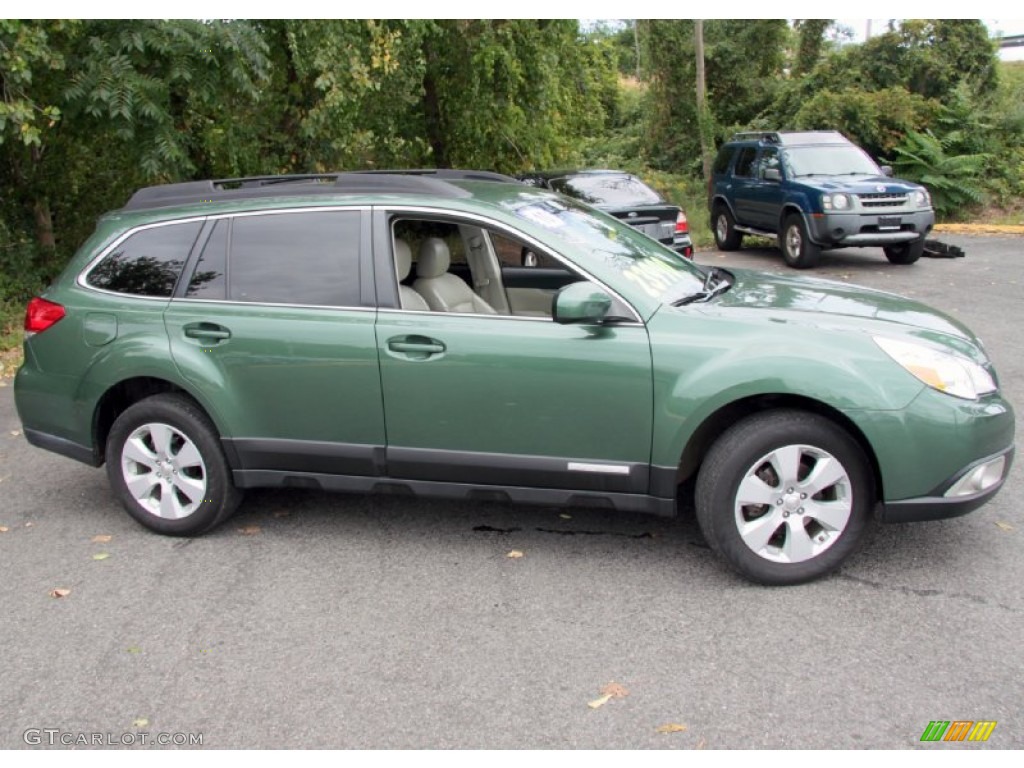 Cypress Green Pearl 2010 Subaru Outback 2.5i Premium Wagon Exterior Photo #76226811