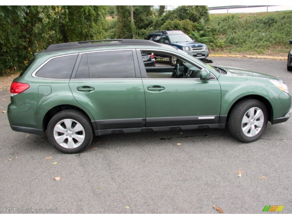 Cypress Green Pearl 2010 Subaru Outback 2.5i Premium Wagon Exterior Photo #76226864