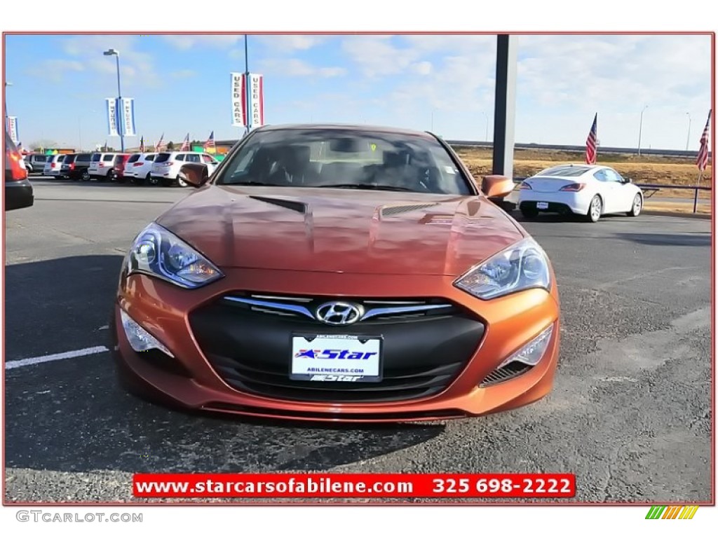 2013 Genesis Coupe 3.8 Grand Touring - Catalunya Copper / Black Leather photo #10