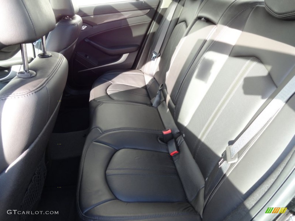 Ebony Interior 2010 Cadillac CTS 4 3.0 AWD Sedan Photo #76228061