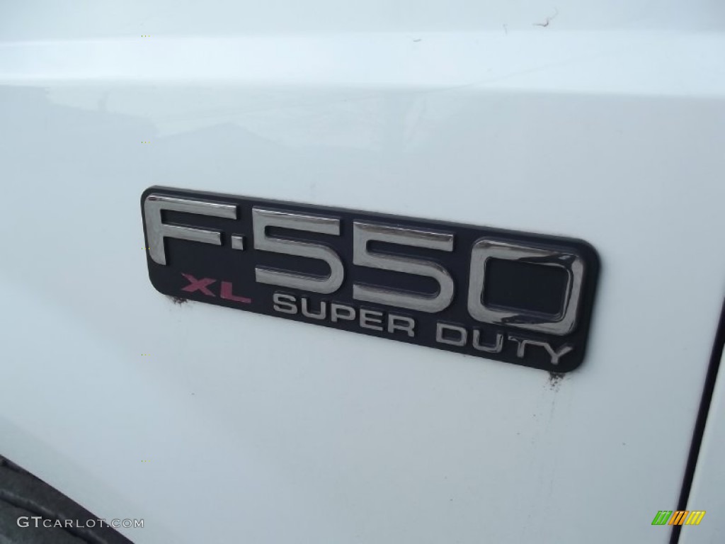 2004 Ford F550 Super Duty XL Regular Cab 4x4 Dump Truck Marks and Logos Photo #76228500