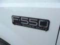 2004 Oxford White Ford F550 Super Duty XL Regular Cab 4x4 Dump Truck  photo #9