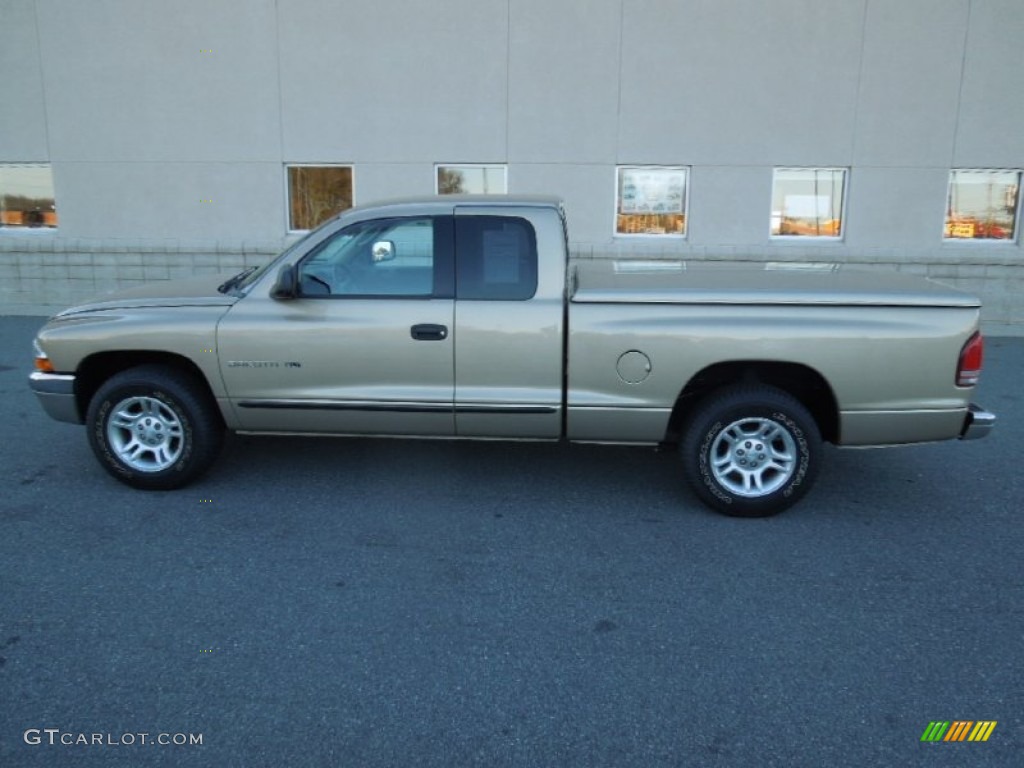 Light Almond Pearl 2001 Dodge Dakota SLT Club Cab Exterior Photo #76228538