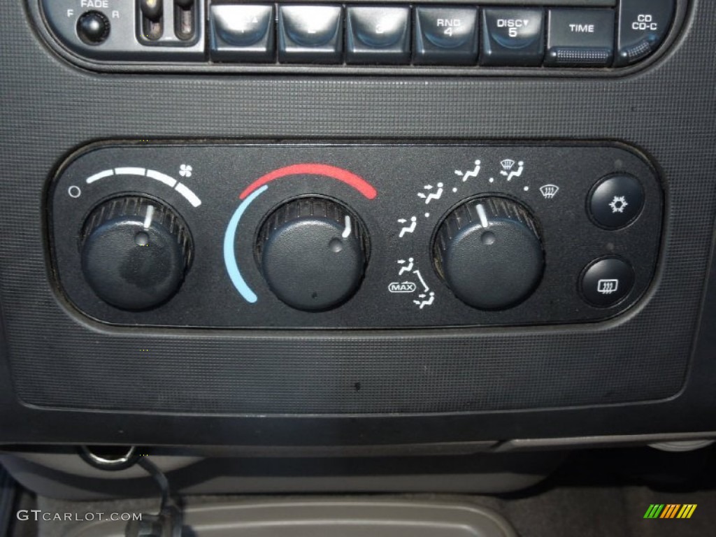2001 Dodge Dakota SLT Club Cab Controls Photos