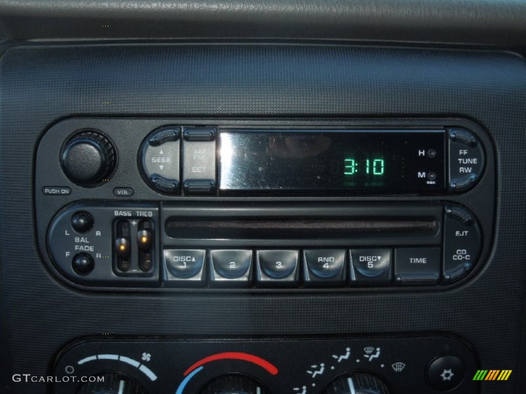 2001 Dodge Dakota SLT Club Cab Audio System Photos