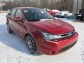 Sangria Red Metallic 2010 Ford Focus SES Sedan Exterior