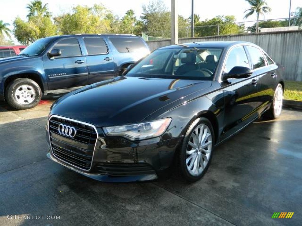 Brilliant Black 2012 Audi A6 2.0T Sedan Exterior Photo #76229237