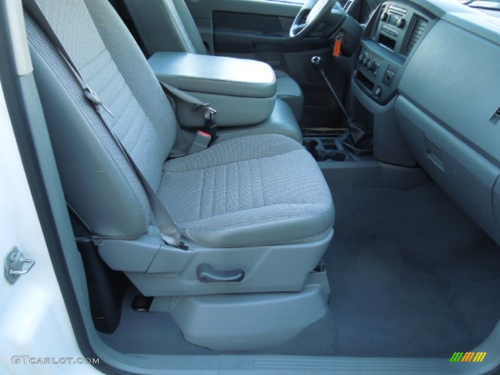 Medium Slate Gray Interior 2007 Dodge Ram 1500 SXT Regular Cab Photo #76229660