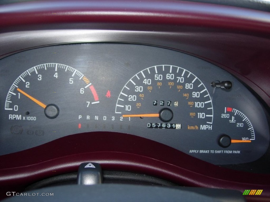 2002 Pontiac Grand Prix GTP Coupe Gauges Photo #76230437