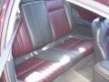 2002 Pontiac Grand Prix Ruby Red Interior Rear Seat Photo