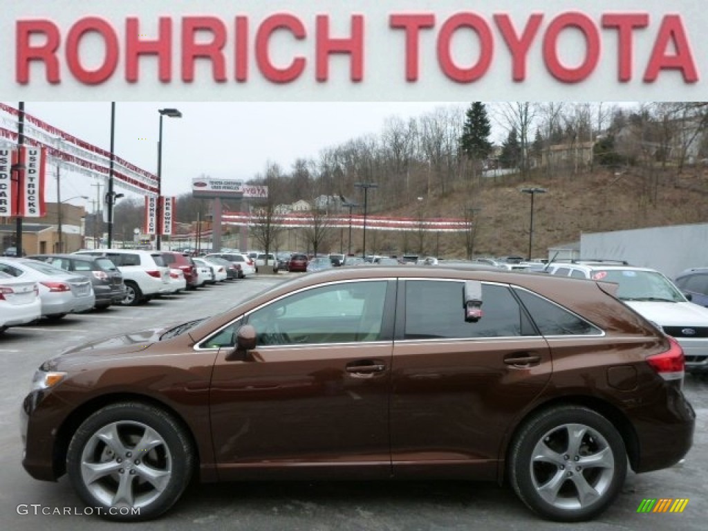 2012 Venza LE AWD - Sunset Bronze Mica / Ivory photo #1